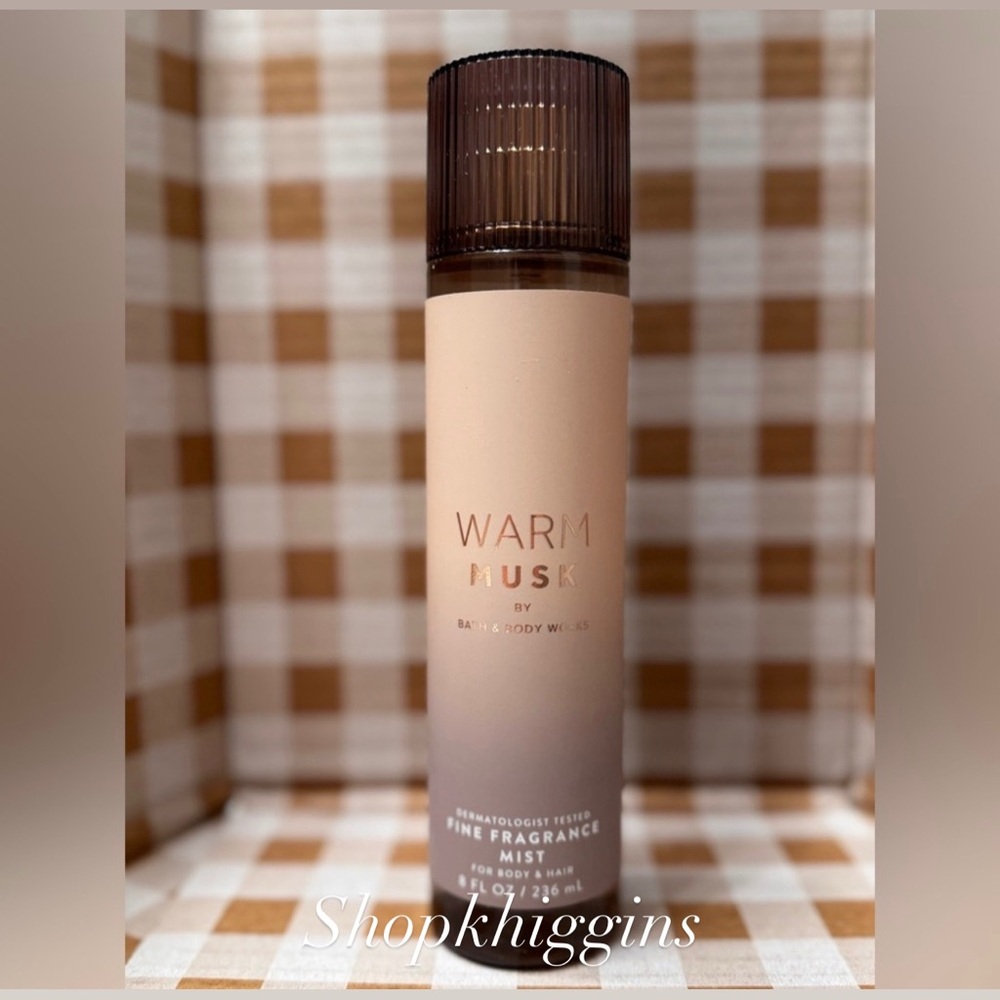 NEW B&BW Warm Musk Body And Hair Fragrance 8 Oz